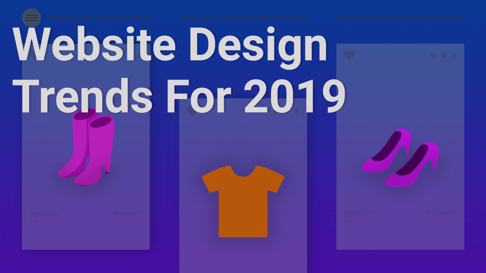 web design trends for 2019