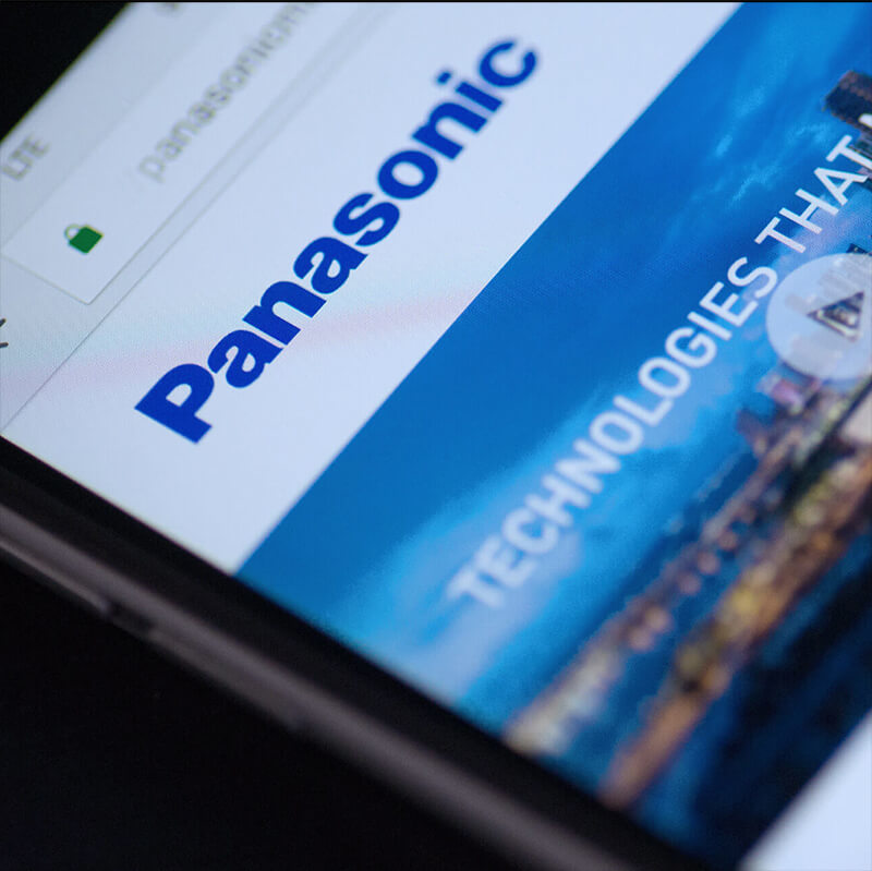 Panasonic WordPress Website Build